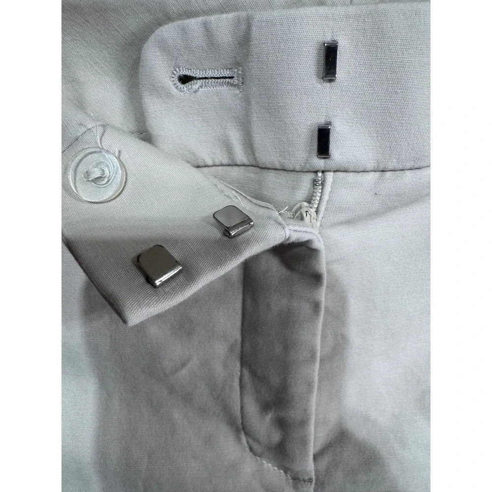 Chico's‎ 0 Beige Crop Pants Women's So Slimming Stretch Chino Workwear Trouser